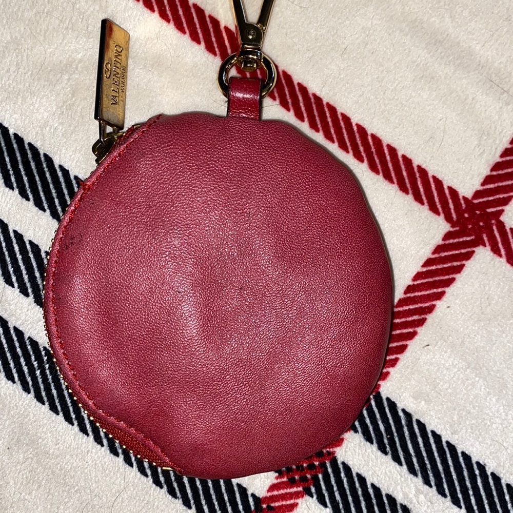 Valentino Garavani Vintage Leather Rose Pouchette - Picture 2 of 8